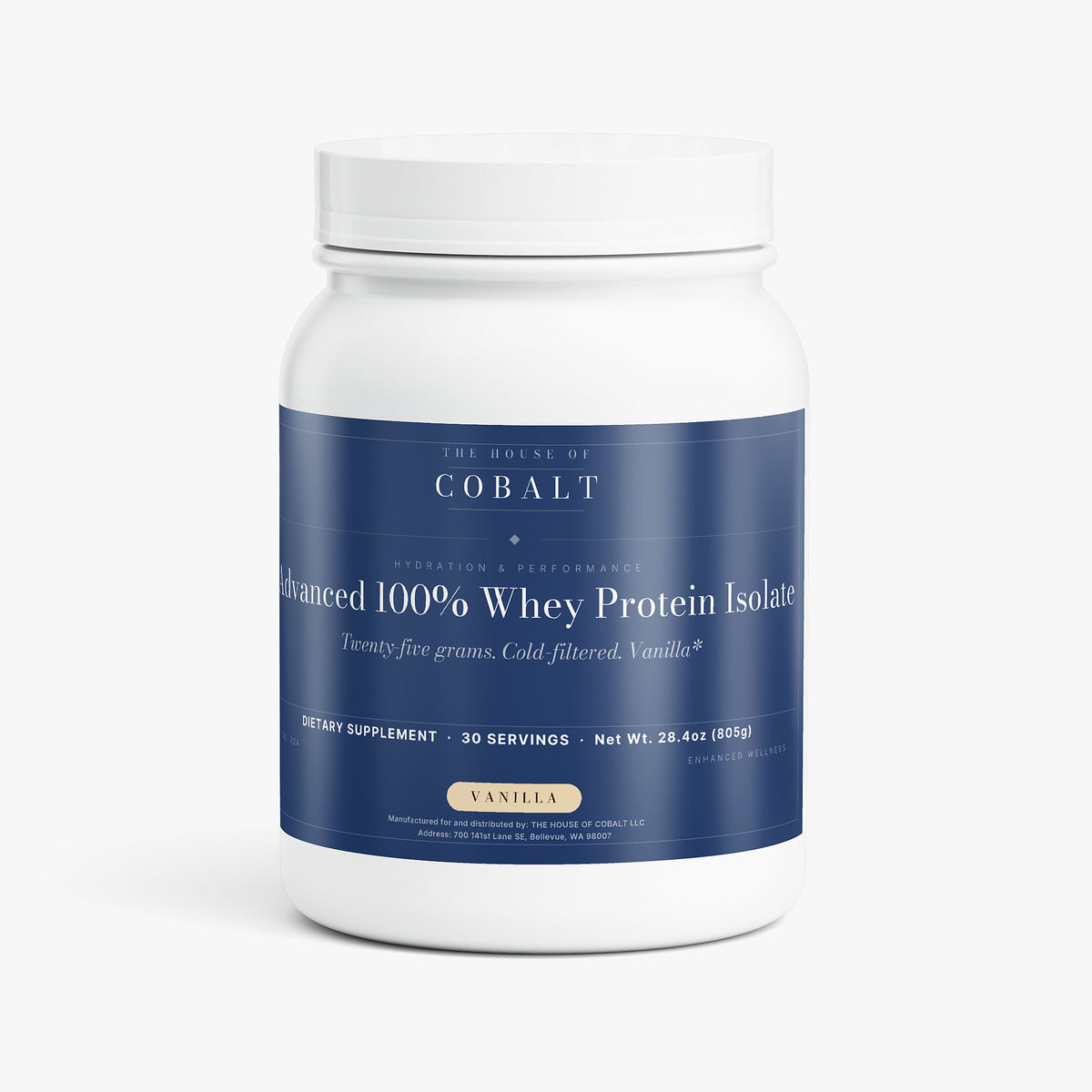 Advanced 100% Whey Protein Isolate (Vanilla)
