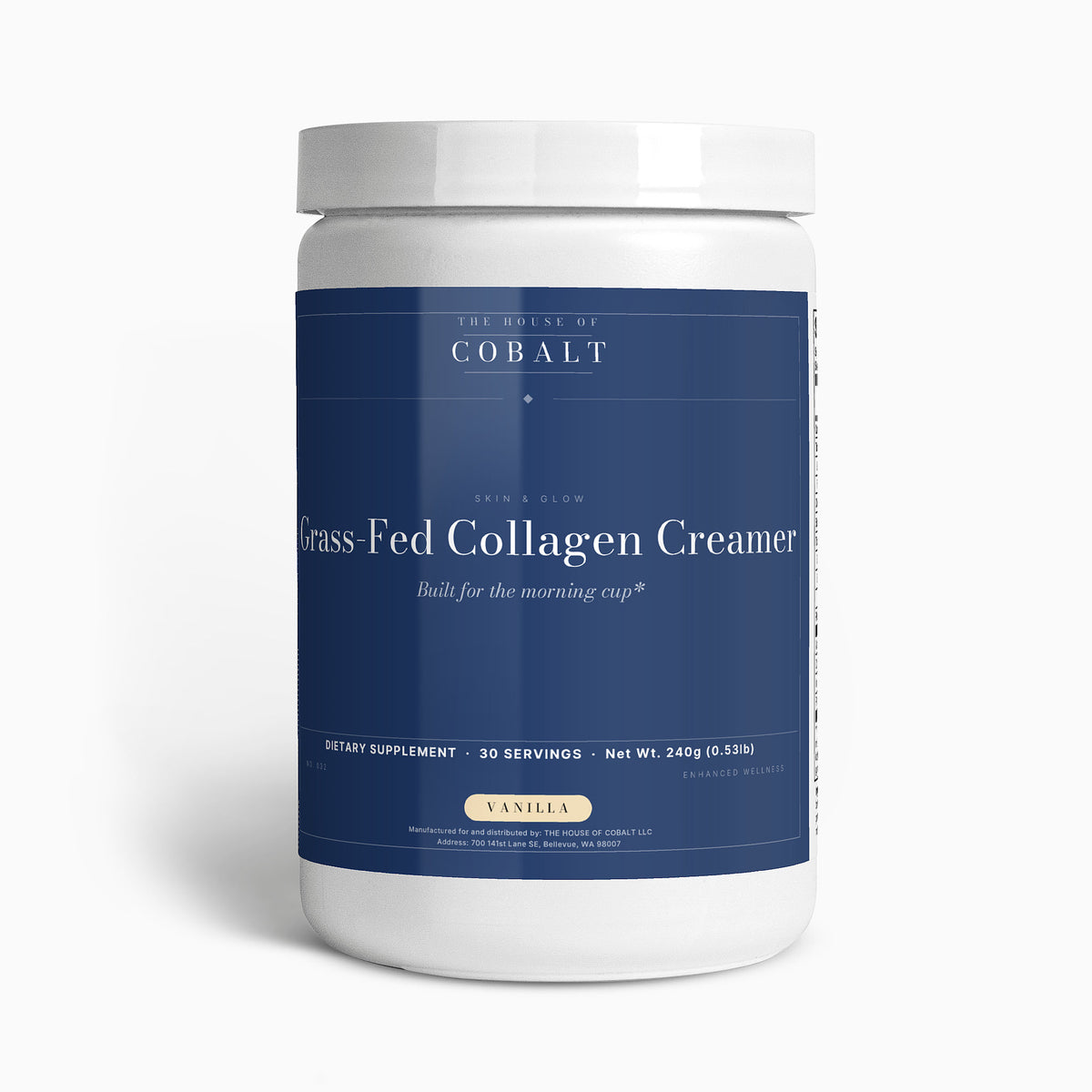 Grass-Fed Collagen Creamer (Vanilla)