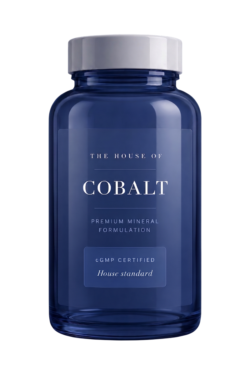 The House of Cobalt bottle