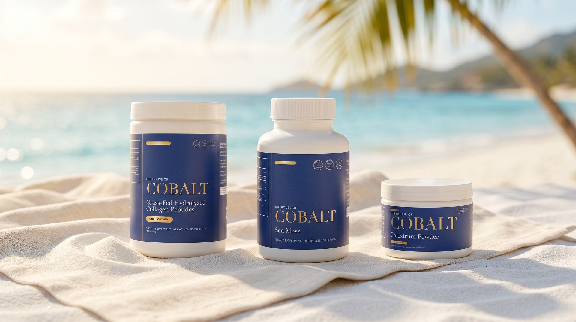 The Daily Foundation stack: Collagen, Colostrum, Sea Moss